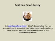 Best Hair Salon Surrey