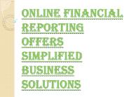 Online Financial Reporting and Making Informed Decisions