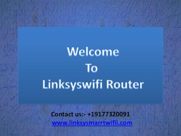 Linksys smart wifi Router