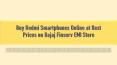 Buy Redmi Smartphones Online at Best Prices on Bajaj Finserv EMI Store