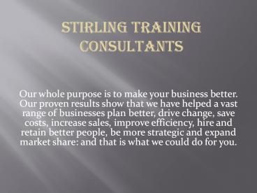 Business Consultant London