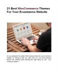 21 Best WooCommerce Themes For Your Ecommerce Website PowerPoint PPT Presentation