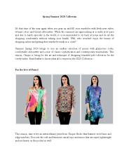 Spring Summer 2020 Collection