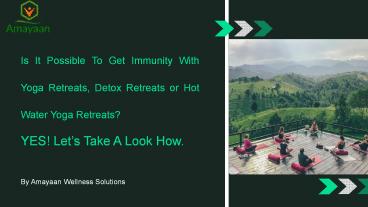 Yoga Retreats in Thailand