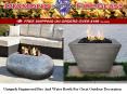 Uniquely Engineered Fire And Water Bowls For Great Outdoor Decoration PowerPoint PPT Presentation