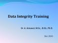 Data Integrity PowerPoint PPT Presentation
