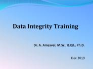 Data Integrity