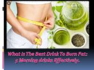 Top 4 morning drinks to weight loss