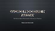 Get Know About Divorce Procedure in Pakistan