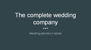 kerala wedding planners