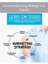 Internet Marketing Strategy Los Angeles