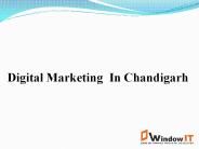 Digital Marketing in Chandigarh