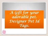A Gift For Your Adorable Pet
