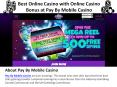 Best Online Casino with Online Casino Bonus at Pay By Mobile Casino PowerPoint PPT Presentation