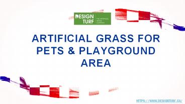 Artificial Grass for Pets & Playground Area