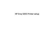 HP Envy 5055 Printer Setup