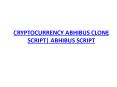CRYPTOCURRENCY ABHIBUS CLONE SCRIPT| ABHIBUS SCRIPT PowerPoint PPT Presentation