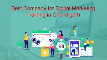 Best Company for Digital Marketing Training in Chandigarh