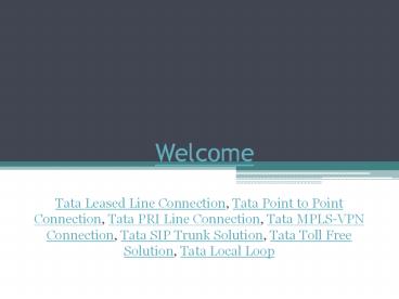 Tata PRI (Primary Rate Interface) Line connection Provider in India | Call: 9036000187