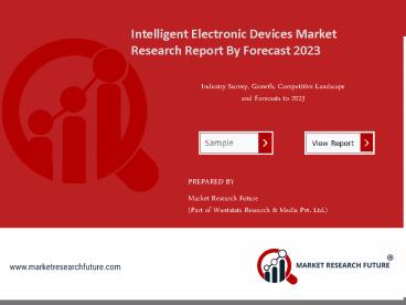 Intelligent Electronic Devices market