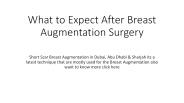 Breast Augmentation Surgery