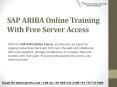 sap ariba training online | sap ariba training PowerPoint PPT Presentation