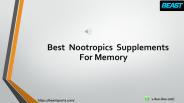 Best Nootropics Supplements For Memory | Beastsports