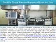 Need For Proper Restaurant Equipment Repair And Care PowerPoint PPT Presentation
