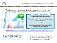 Advanced Financial Management Courses
