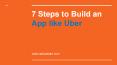 7 Steps to Build an App like Uber. PowerPoint PPT Presentation