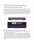 Global Tactical Data Links Market | Growth, Trends, Share, Size PowerPoint PPT Presentation