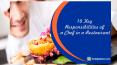 10 Key Responsibilities of a Chef in a Restaurant (1) PowerPoint PPT Presentation