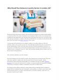 Why Should You Outsource Laundry Service in London - Hello Laundry UK PowerPoint PPT Presentation