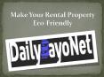 How to Make Your Rental Property Eco-Friendly PowerPoint PPT Presentation