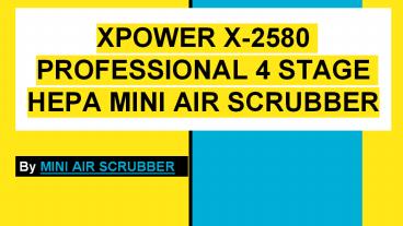 Commercial air purifier