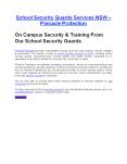 School Security Guards PowerPoint PPT Presentation