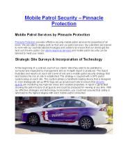 Why You Should Have Mobile Patrol Security in 2020