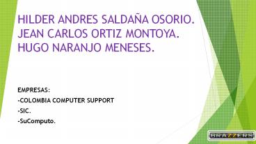 Matriz de comparacion