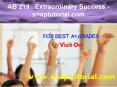 AB 219   Extraordinary Success - snaptutorial.com PowerPoint PPT Presentation