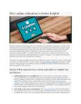 How online education websites helpful PowerPoint PPT Presentation