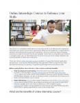 Online Internships Courses to Enhance your Skills PowerPoint PPT Presentation