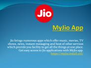 Services Available in JIO App