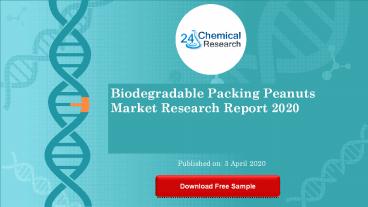 Biodegradable Packing Peanuts Market Research Report 2020