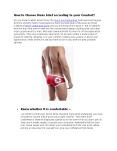How to Choose Mens brief according to your Comfort? PowerPoint PPT Presentation