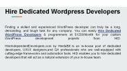 Hire WordPress Developers & Experts - HID