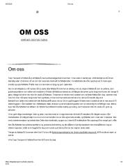 OM OSS KONTAKT OSS FOR TILBUD