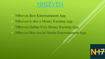 NH7 online free money earning app.
