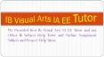 Ib Visual Arts IA Extended Essay Tutor and Assignment Help PowerPoint PPT Presentation