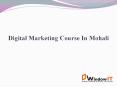 Digital Marketing Course in Mohali PowerPoint PPT Presentation