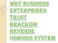Brackish Reverse Osmosis System and Highest Quality Drinking Water PowerPoint PPT Presentation
